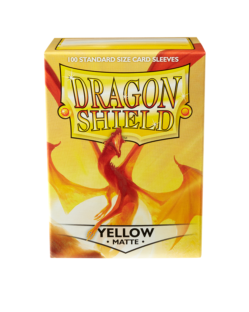 Dragon Shields: (100) Matte Yellow