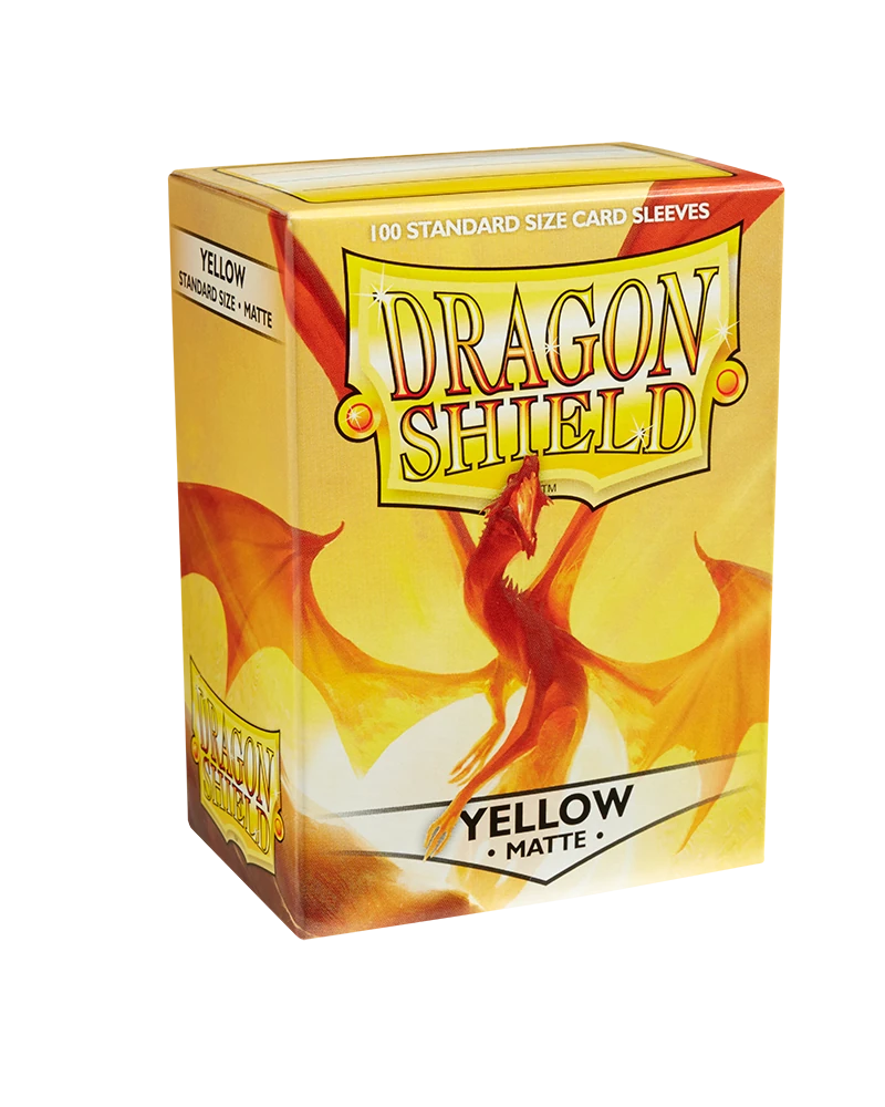 Dragon Shields: (100) Matte Yellow