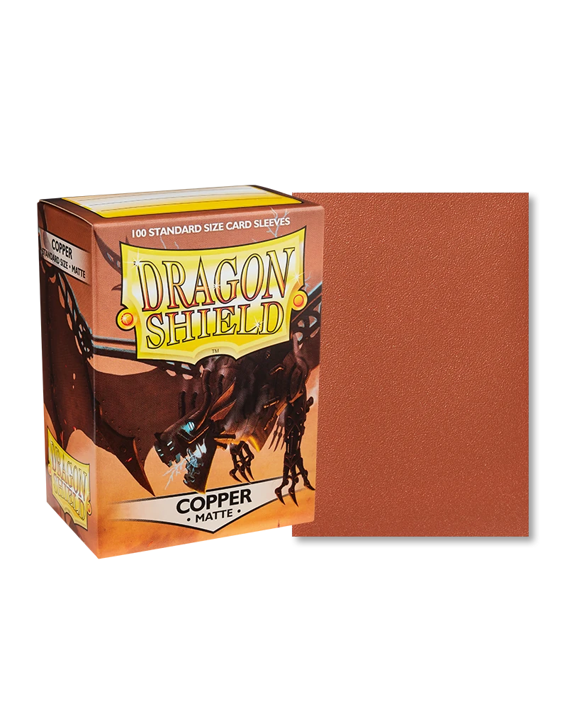 Dragon Shields: (100) Matte Copper