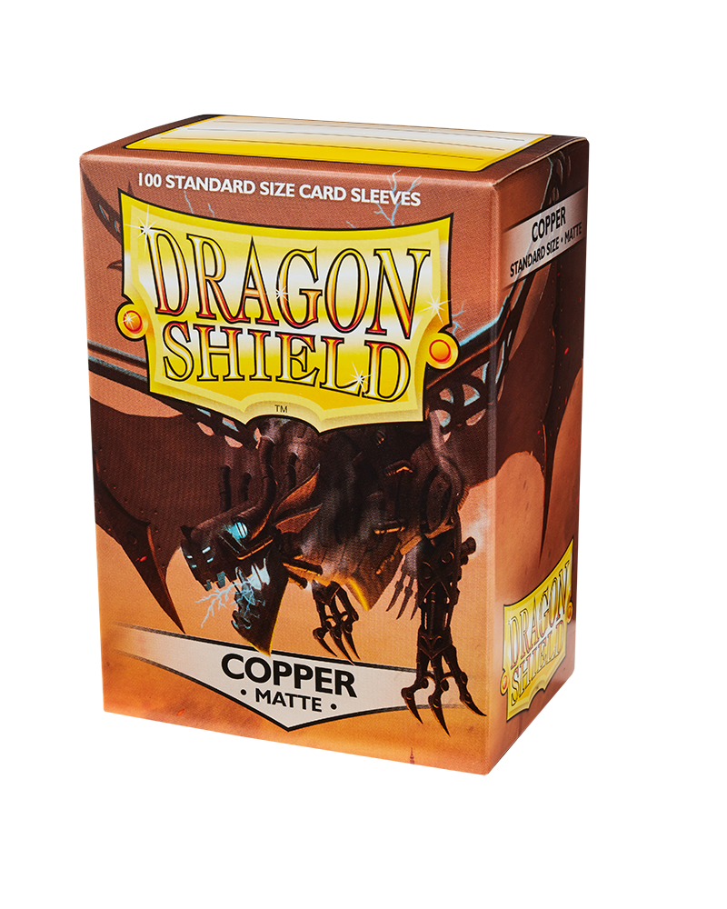 Dragon Shields: (100) Matte Copper