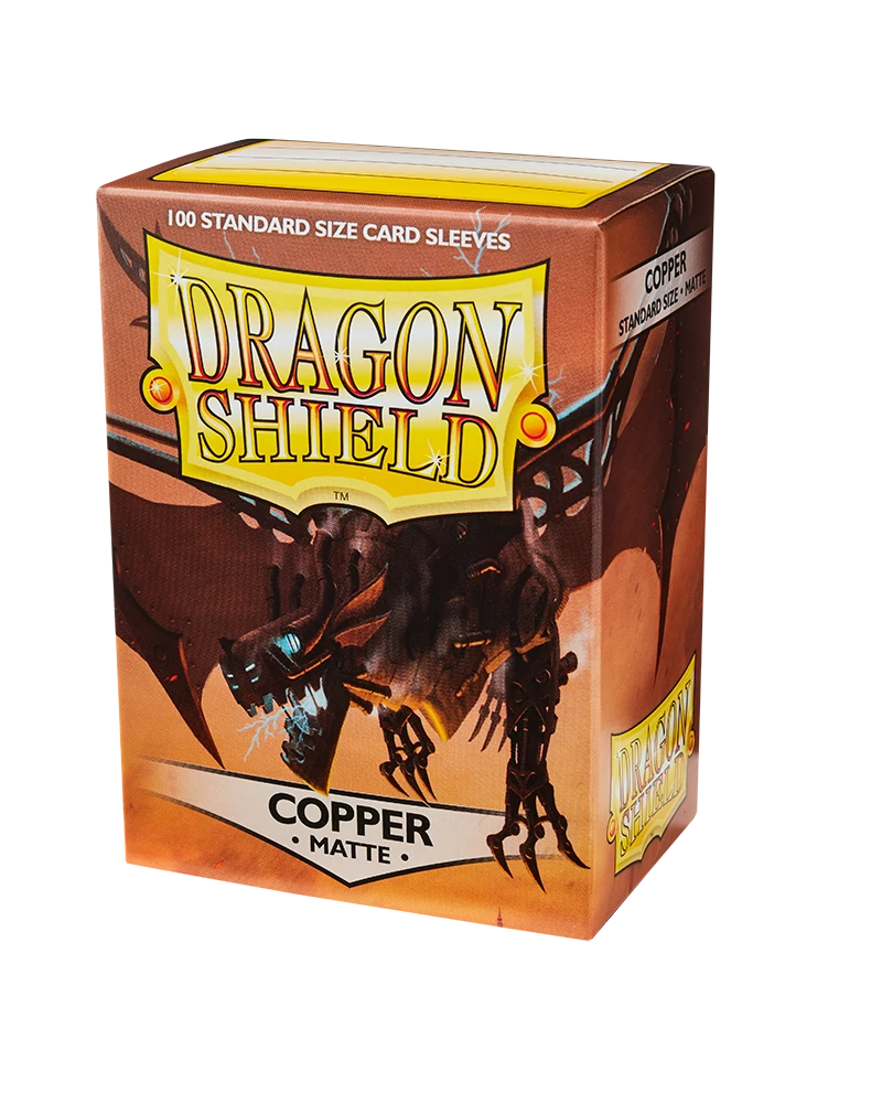 Dragon Shields: (100) Matte Copper