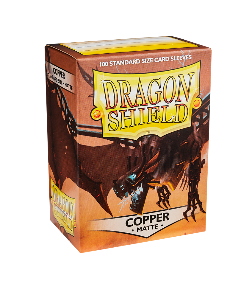 Dragon Shields: (100) Matte Copper