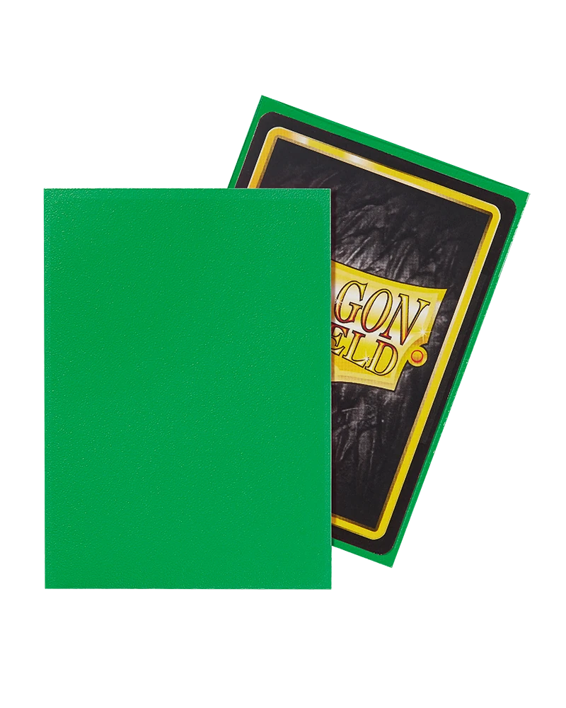 Dragon Shields: (100) Matte Apple Green