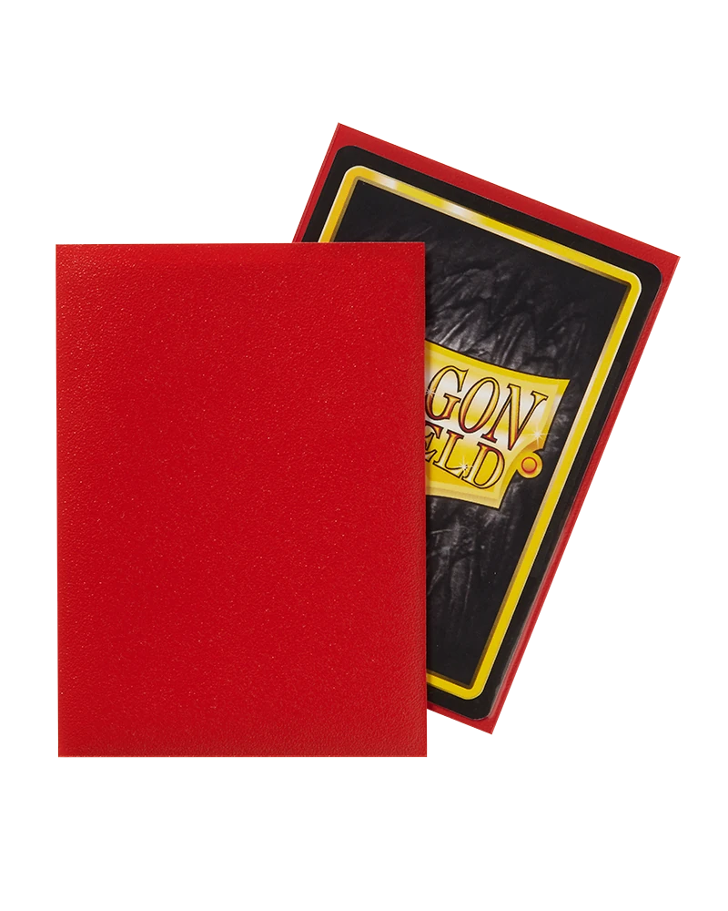 Dragon Shields: (100) Matte Crimson