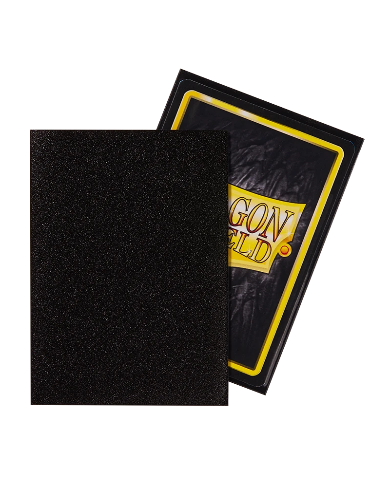 Dragon Shields: (100) Matte Jet