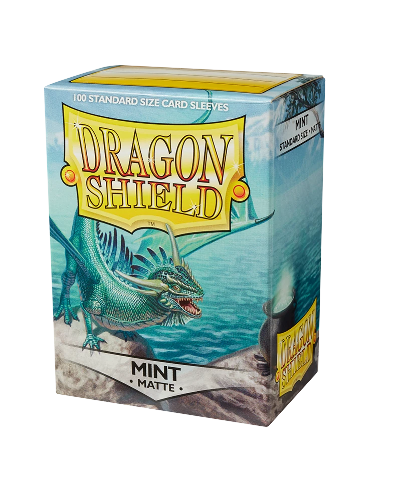 Dragon Shields: (100) Matte Mint