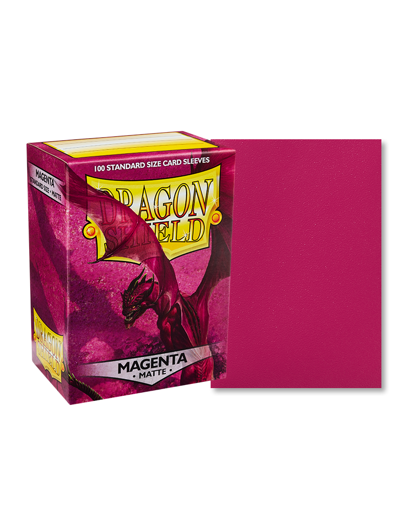 Dragon Shields: (100) Matte Magenta