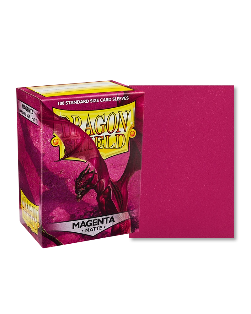 Dragon Shields: (100) Matte Magenta