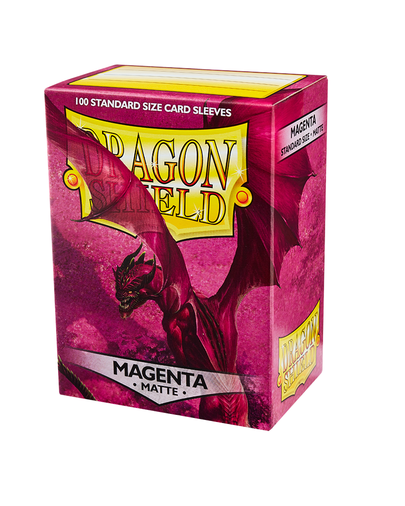 Dragon Shields: (100) Matte Magenta