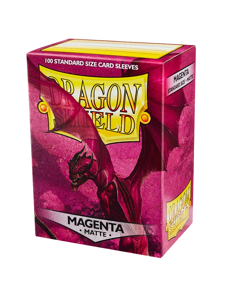 Dragon Shields: (100) Matte Magenta