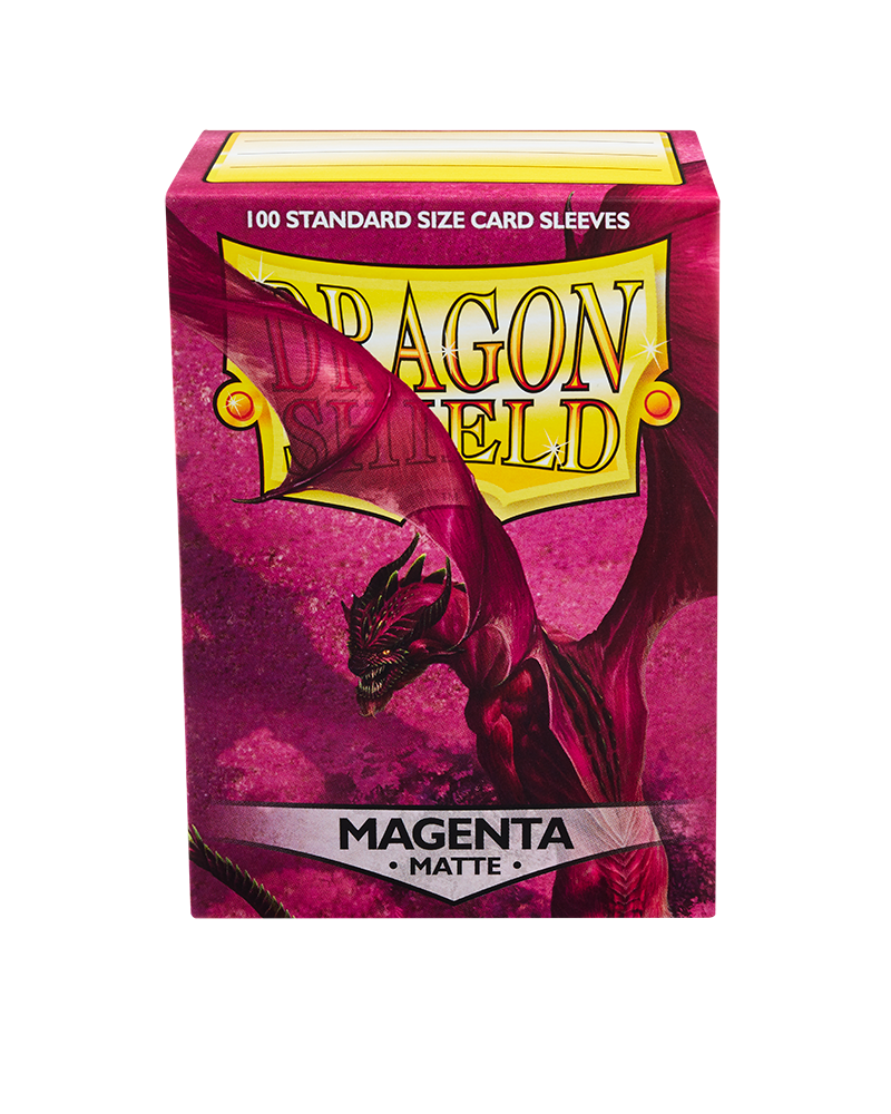 Dragon Shields: (100) Matte Magenta