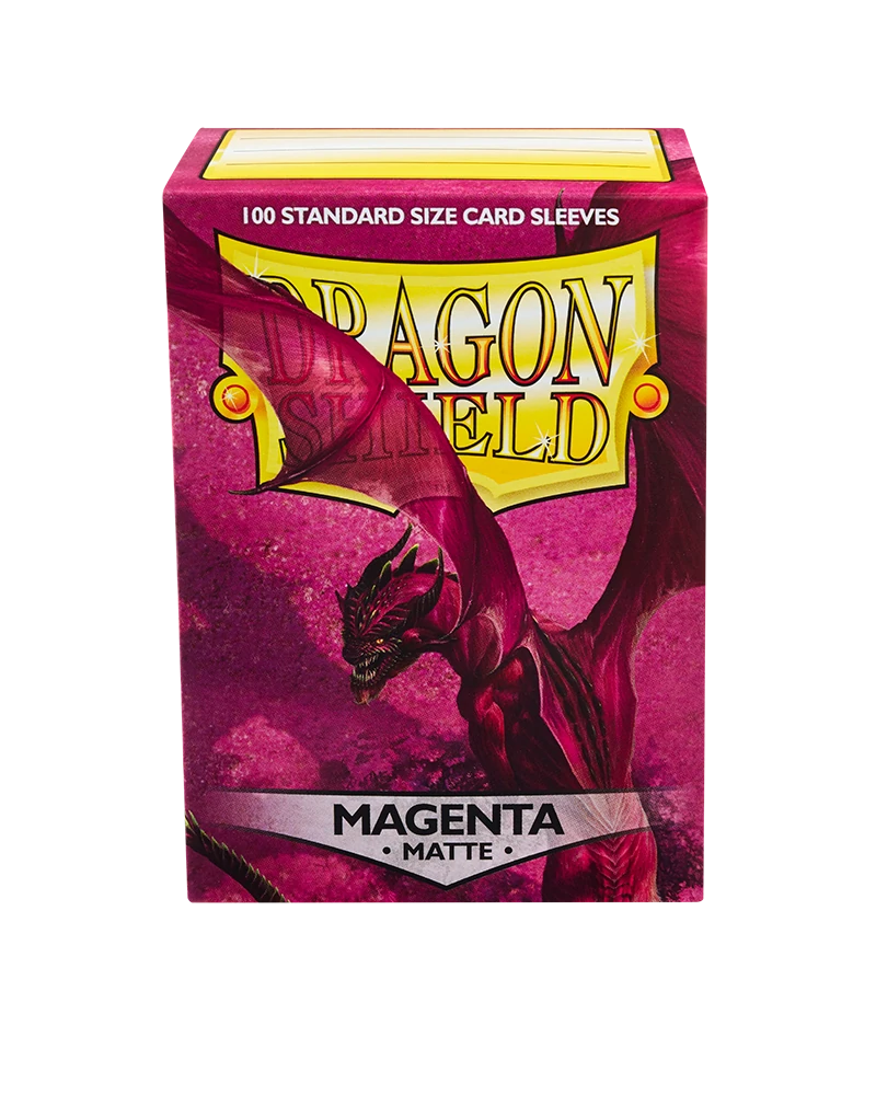 Dragon Shields: (100) Matte Magenta