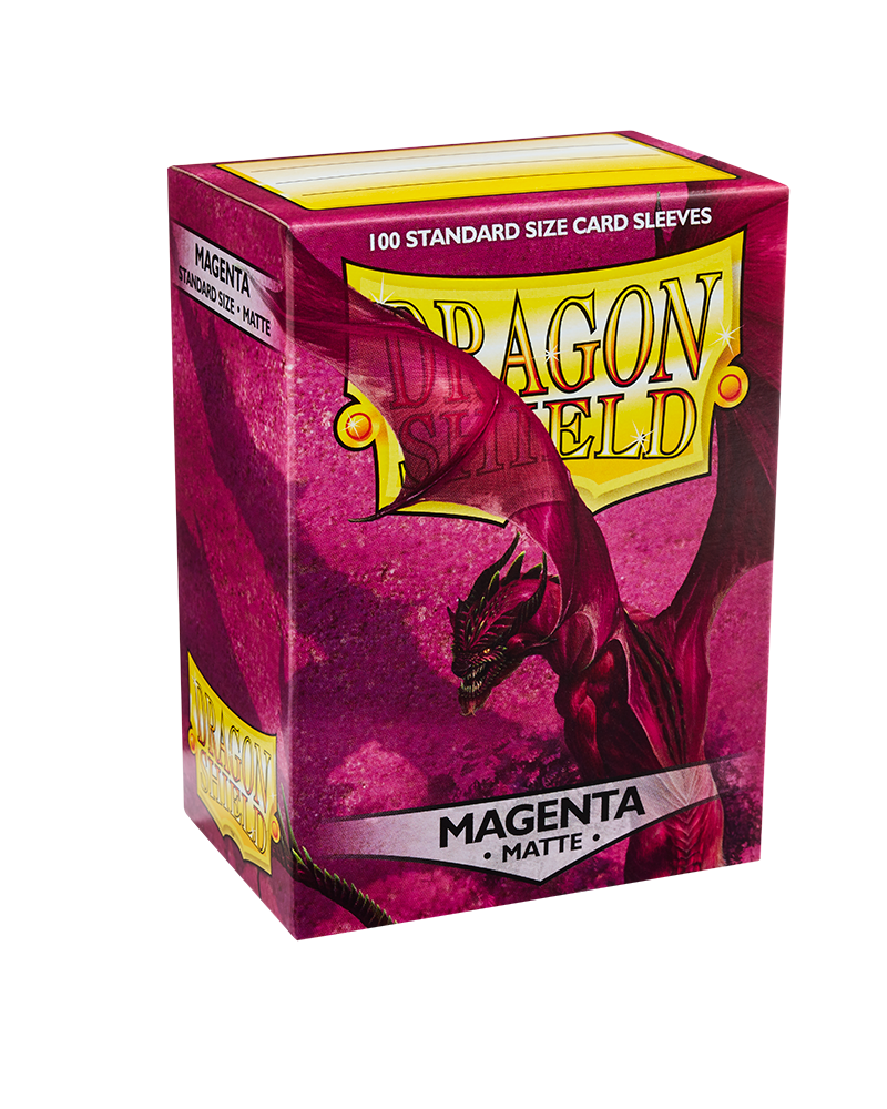 Dragon Shields: (100) Matte Magenta