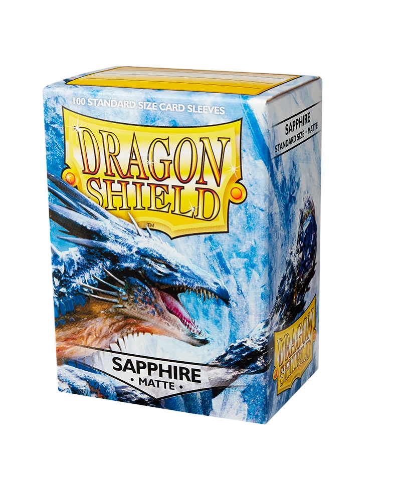Dragon Shields: (100) Matte Sapphire