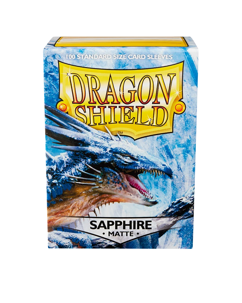 Dragon Shields: (100) Matte Sapphire