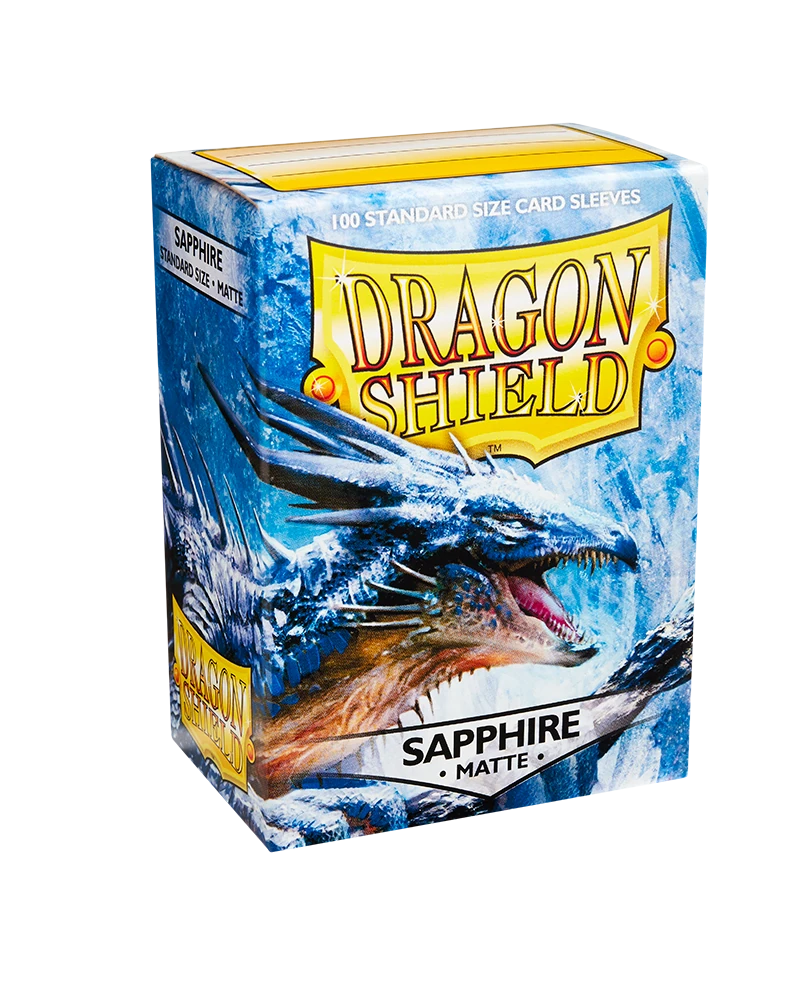 Dragon Shields: (100) Matte Sapphire