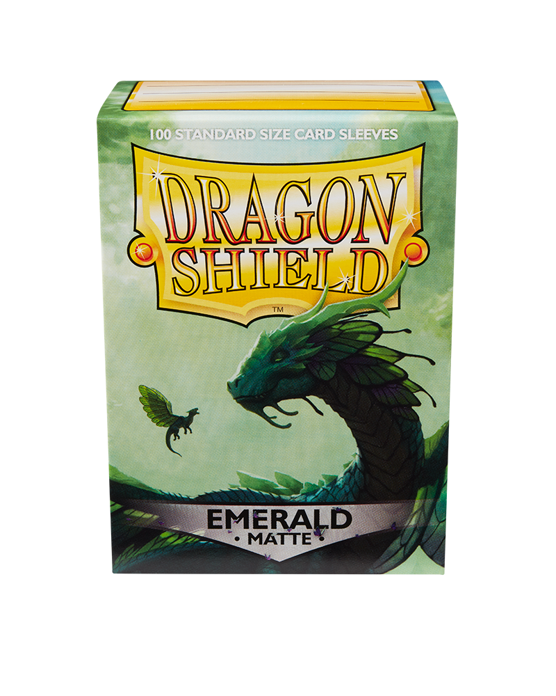 Dragon Shields: (100) Matte Emerald