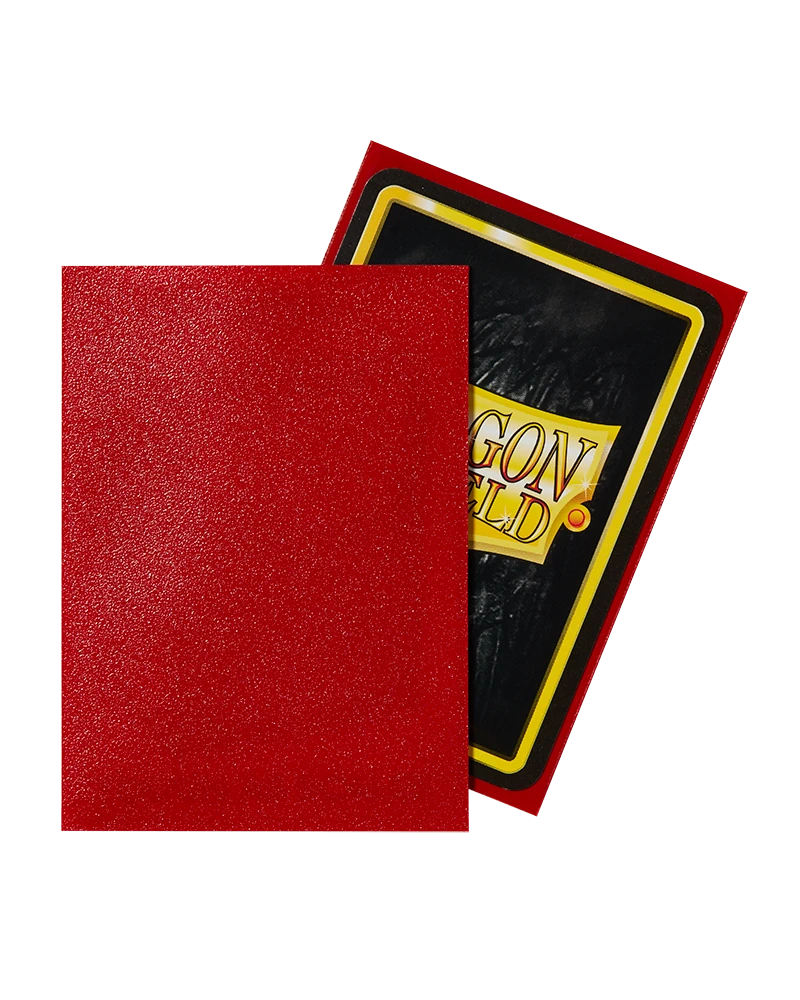 Dragon Shields: (100) Matte Ruby