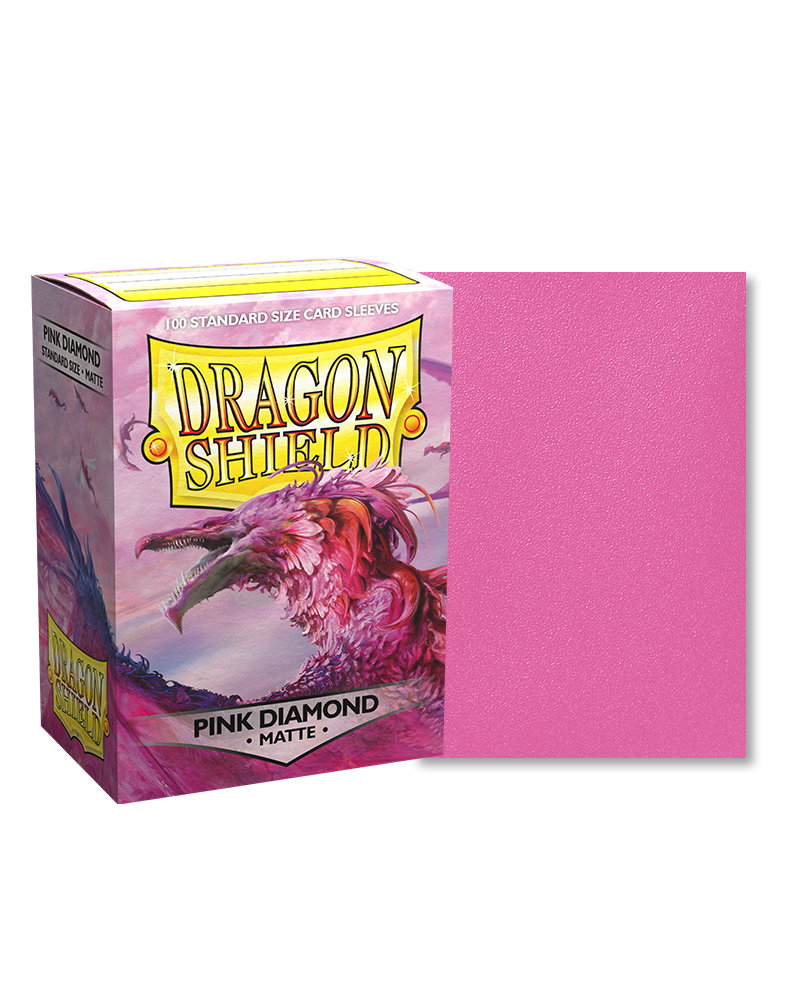 Dragon Shields: (100) Matte Pink Diamond