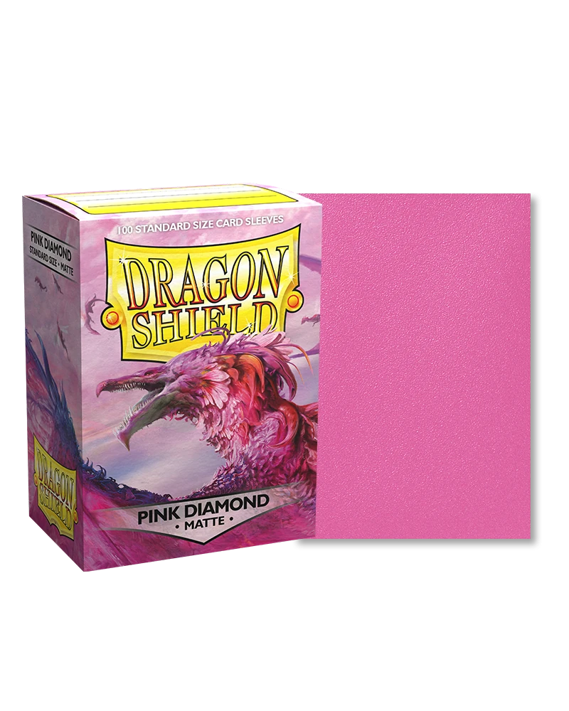 Dragon Shields: (100) Matte Pink Diamond