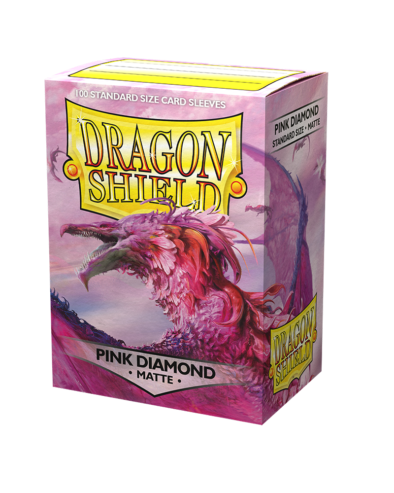 Dragon Shields: (100) Matte Pink Diamond