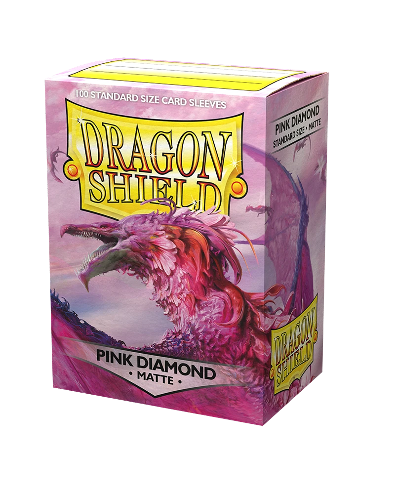 Dragon Shields: (100) Matte Pink Diamond