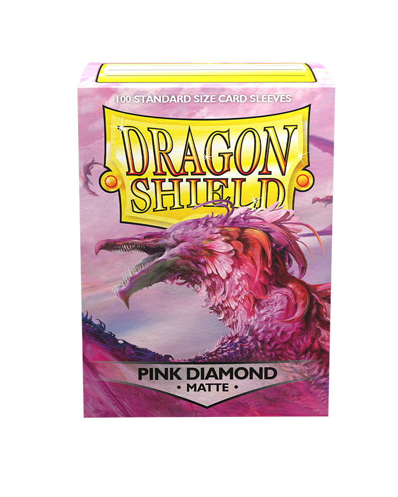 Dragon Shields: (100) Matte Pink Diamond