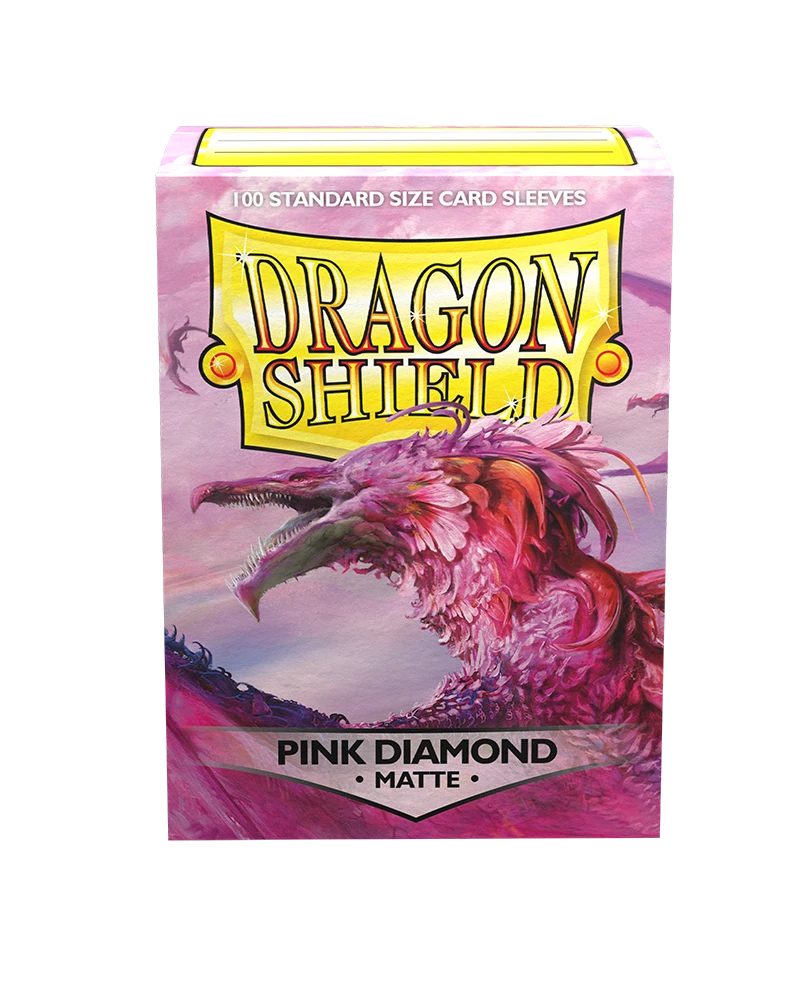 Dragon Shields: (100) Matte Pink Diamond