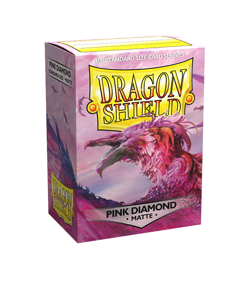 Dragon Shields: (100) Matte Pink Diamond