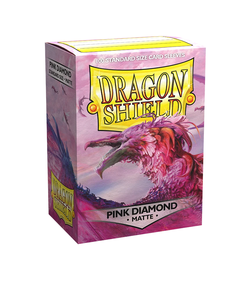 Dragon Shields: (100) Matte Pink Diamond
