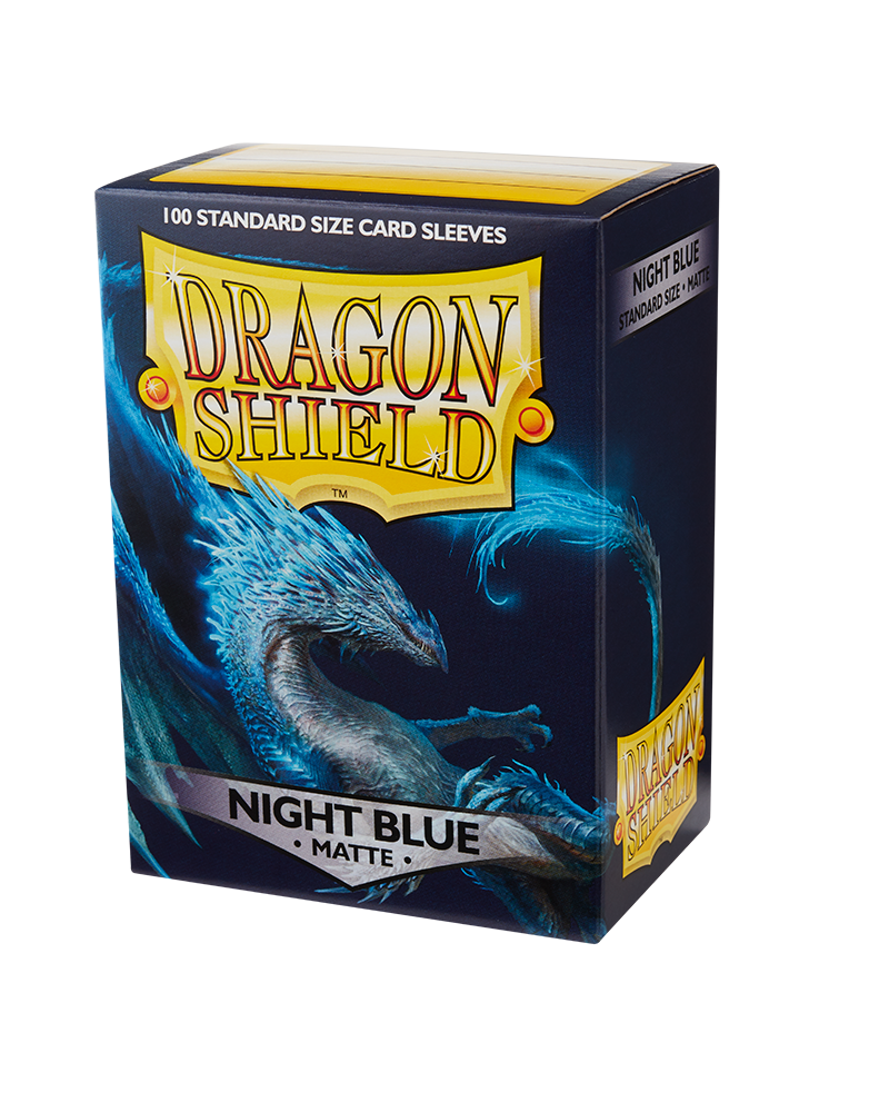 Dragon Shields: (100) Matte Night Blue