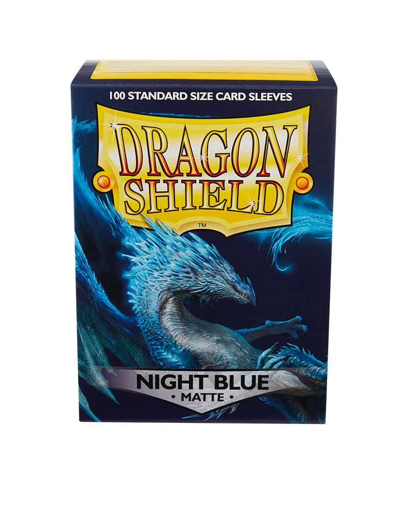 Dragon Shields: (100) Matte Night Blue