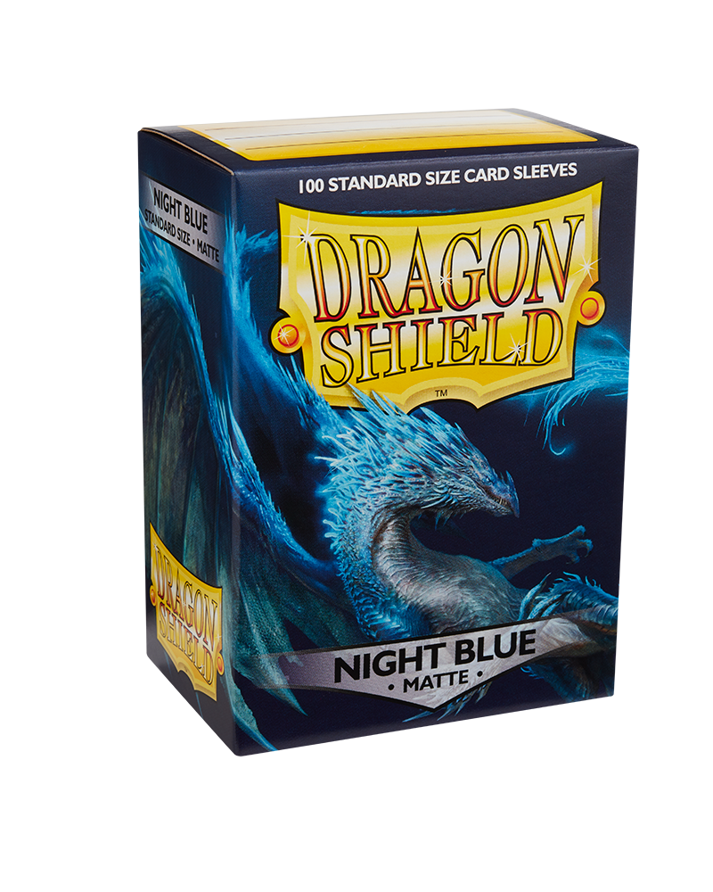 Dragon Shields: (100) Matte Night Blue