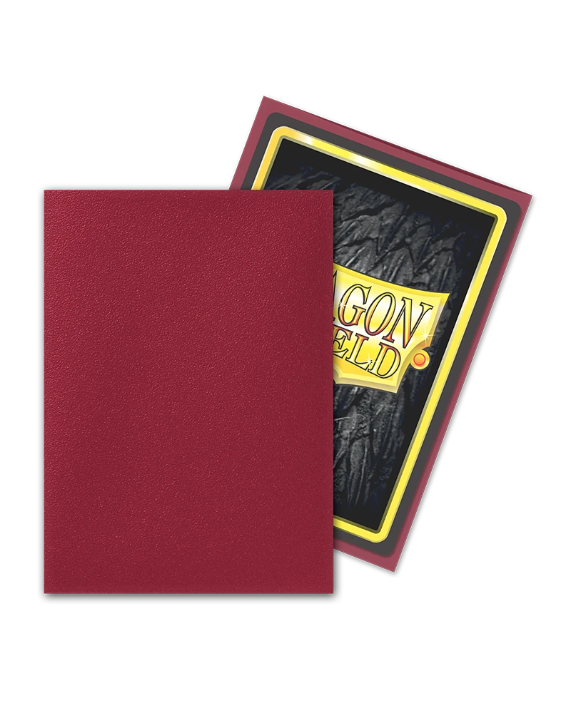 Dragon Shields: (100) Matte Blood Red