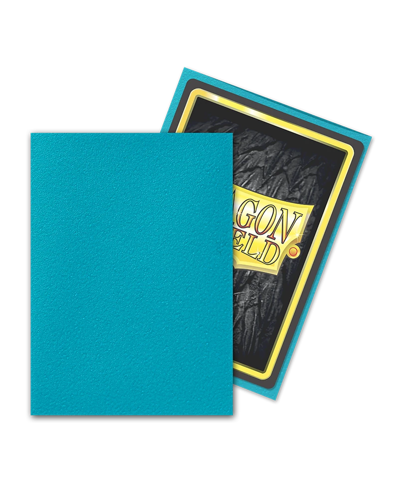 Dragon Shields: (100) Matte Turquoise