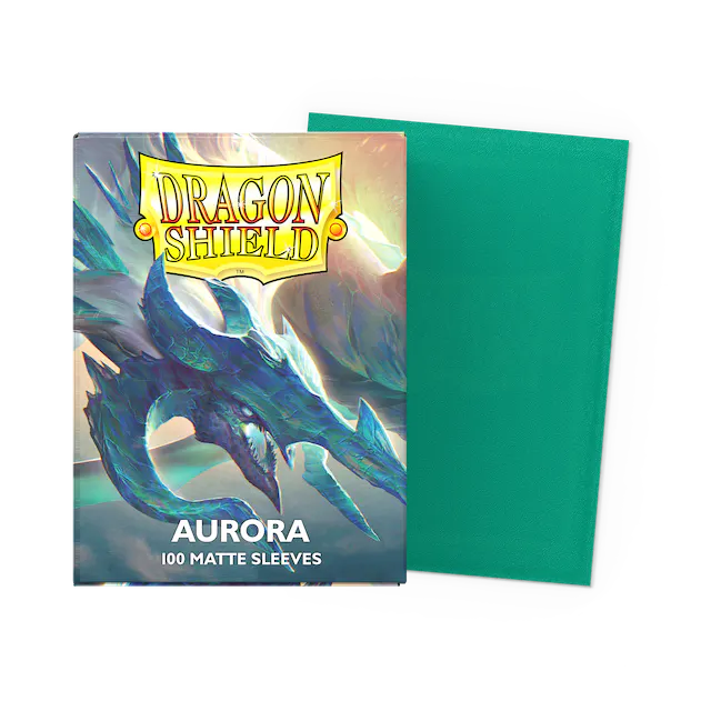 Dragon Shields: (100) Matte Aurora