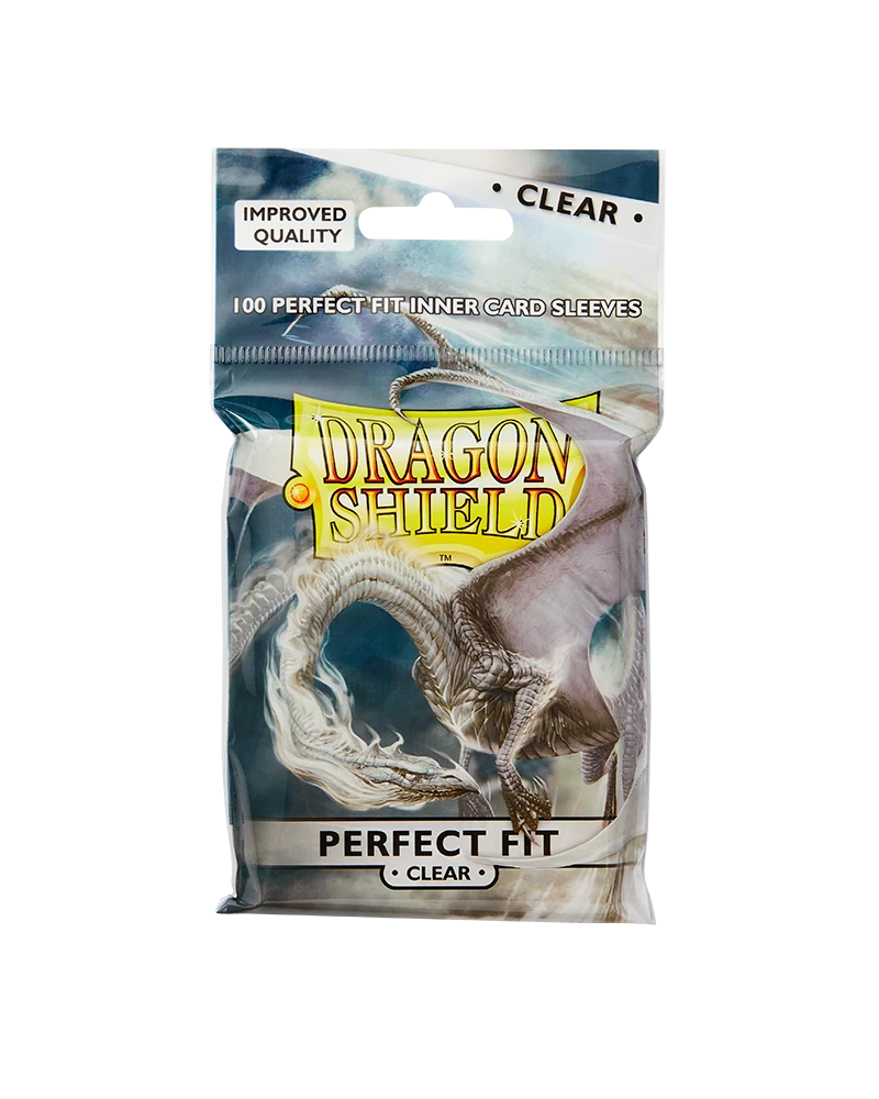 Dragon Shields Perfect Fit: (100) Clear Topload