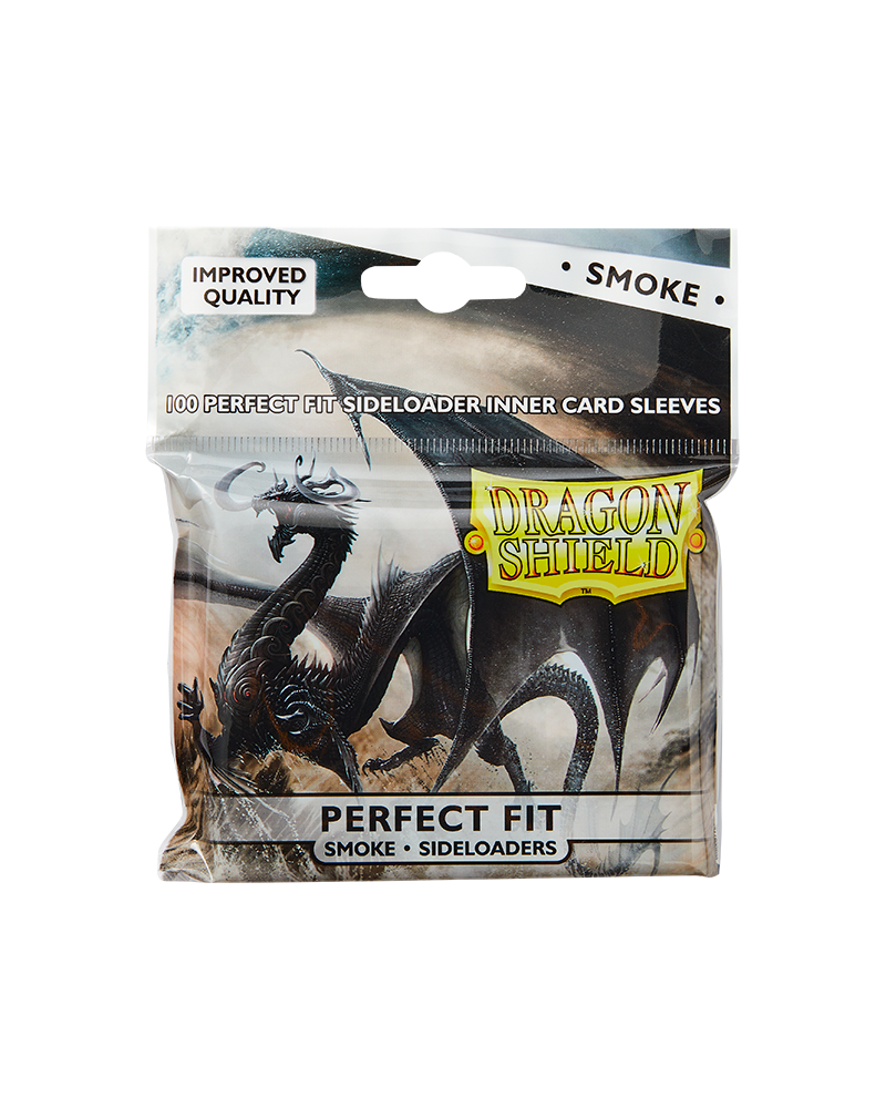 Dragon Shields Perfect Fit: (100) Side-Loading Smoke