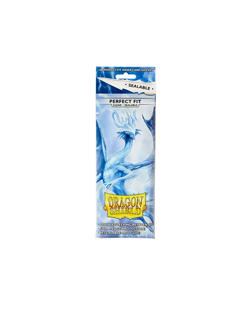 Dragon Shields Perfect Fit Sealable: (100) Clear