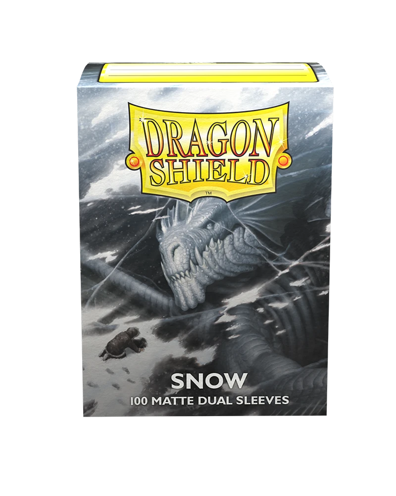 Dragon Shields: (100) Matte Dual - Snow