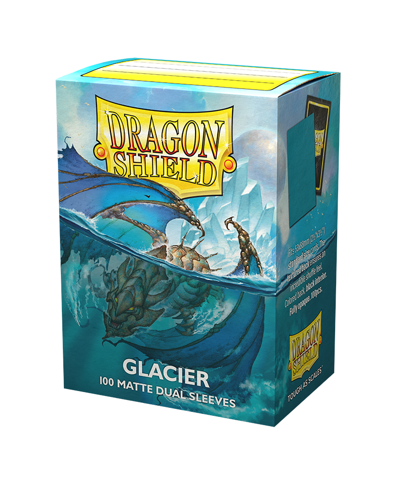 Dragon Shields: (100) Matte Dual - Glacier