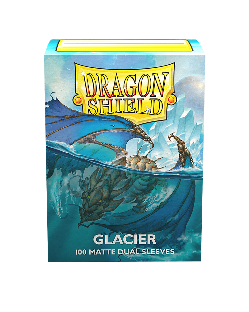 Dragon Shields: (100) Matte Dual - Glacier