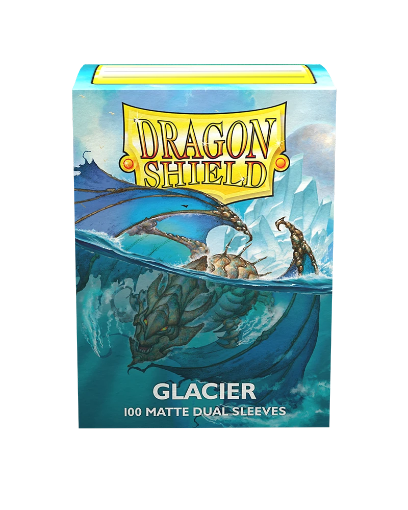 Dragon Shields: (100) Matte Dual - Glacier