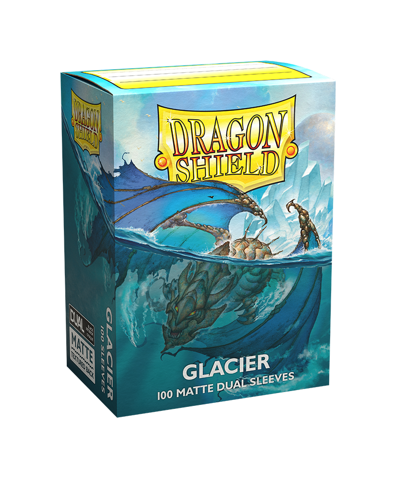 Dragon Shields: (100) Matte Dual - Glacier