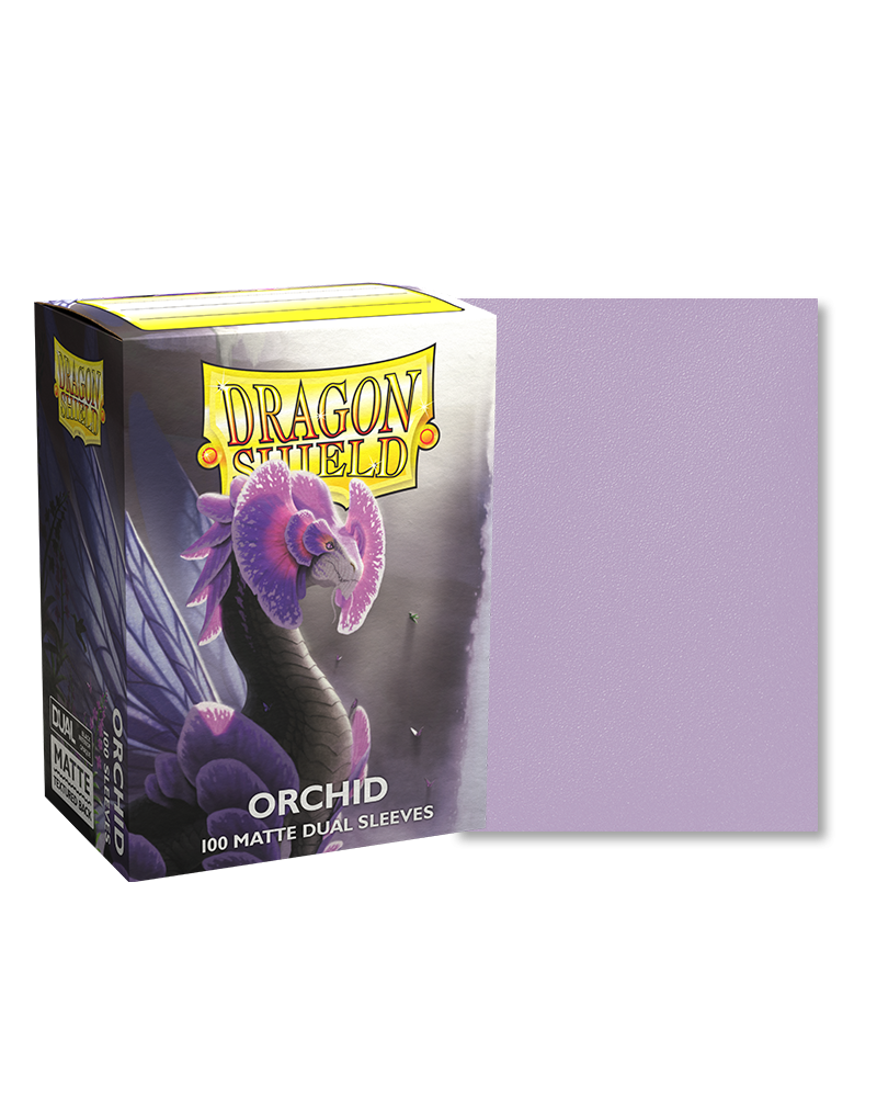 Dragon Shields: (100) Matte Dual - Orchid