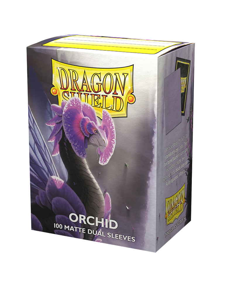 Dragon Shields: (100) Matte Dual - Orchid