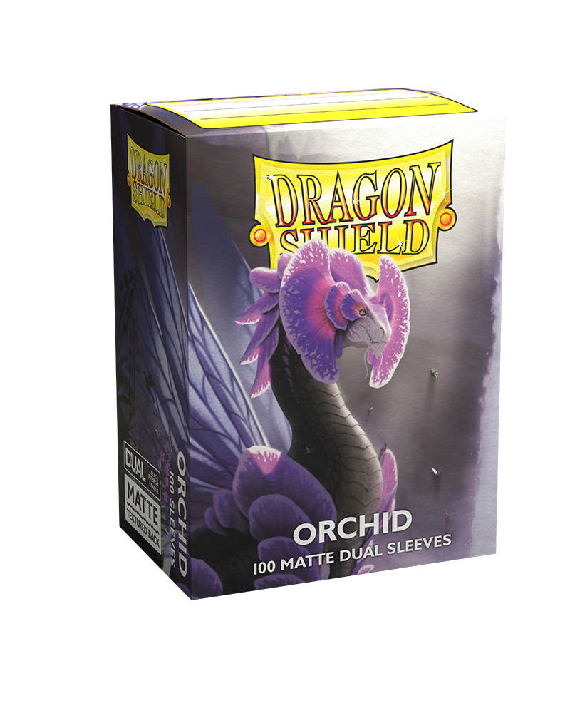 Dragon Shields: (100) Matte Dual - Orchid