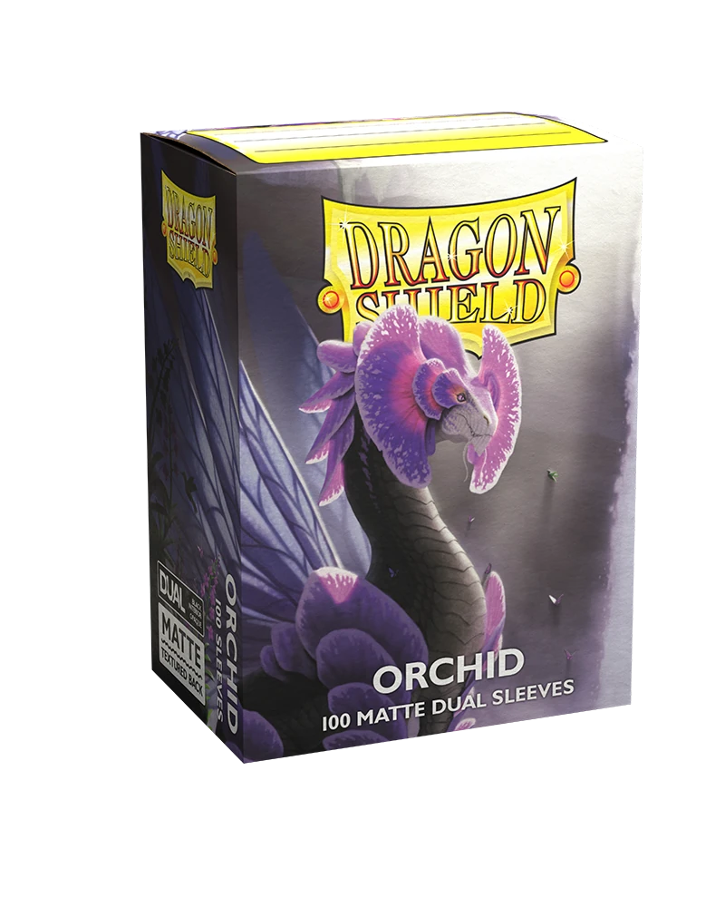 Dragon Shields: (100) Matte Dual - Orchid