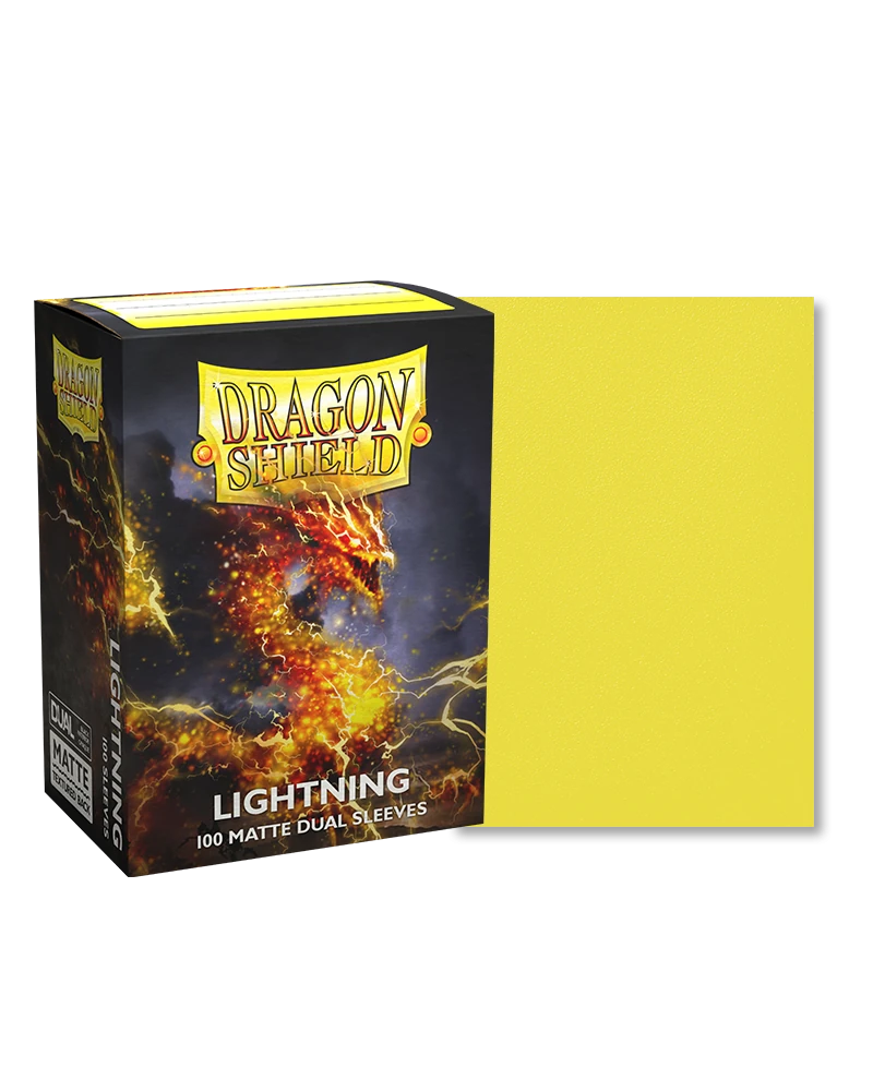 Dragon Shields: (100) Matte Dual - Lightning