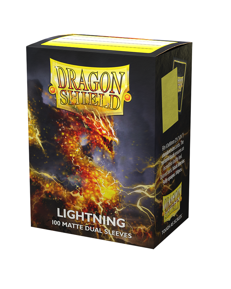 Dragon Shields: (100) Matte Dual - Lightning